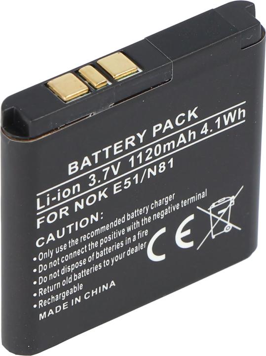 Produktbild Nokia Akku N81 Akku, BP-6MT