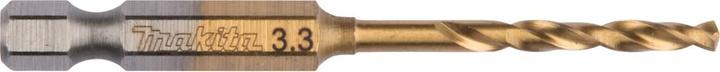 Actual product image Makita Punta metallo HSS-TiN con codolo esagonale 1/4" (3)