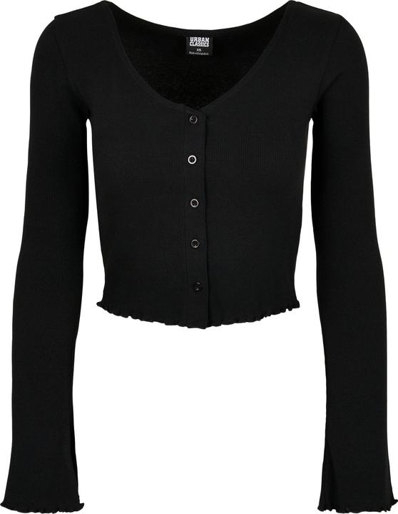 Urban Classics Ladies Cropped Rib Cardigan - 14113