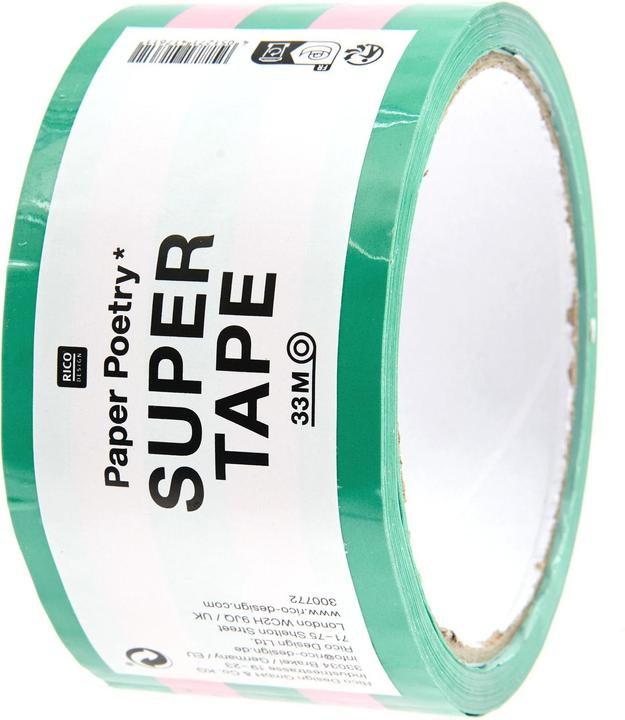 Produktbild Rico Design Paketklebeband Rosa / Grün, 5 cm.300772 (0.50 mm)