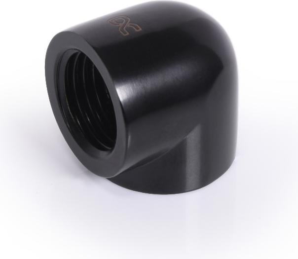 Actual product image Alphacool Icicle adapter 90 degrees G1/4 inch female to G1/4 inch female
