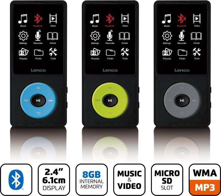 Immagine prodotto Lenco Xemio-860BK (8 GB)