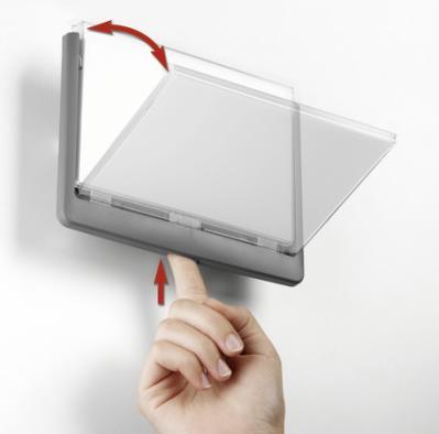 Actual product image Durable Door plate Click Sign