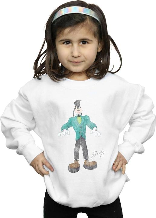 Actual product image Disney Girls Frankenstein Goofy Sweatshirt (128)
