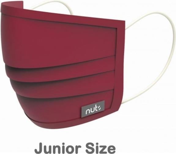 Actual product image Nuts Face mask for children, red (No official protection class, 1 x)