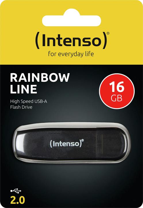 Produktbild Intenso Rainbow Line (16 GB, USB-A, USB 2.0)