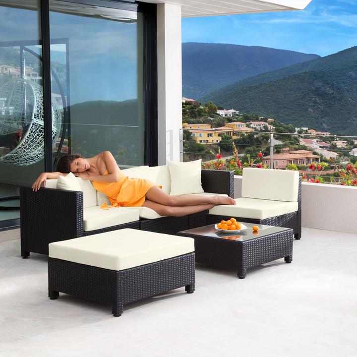 Produktbild tectake Rattan Lounge