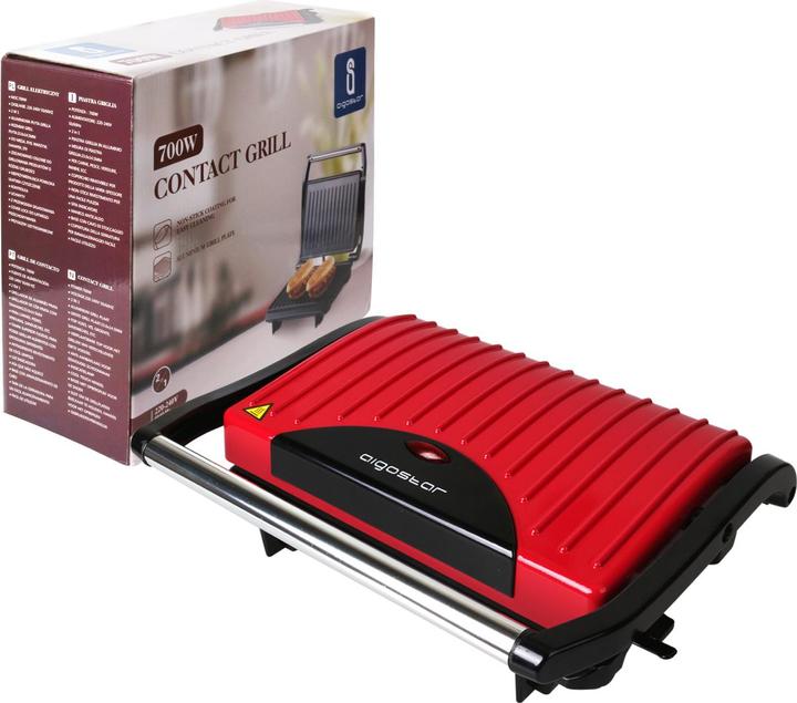 Actual product image Aigostar Panini Maker 750W RED VDE