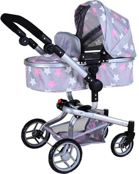 Image du produit Knorrtoys Puppenwagen Boonk - "star grey pink"