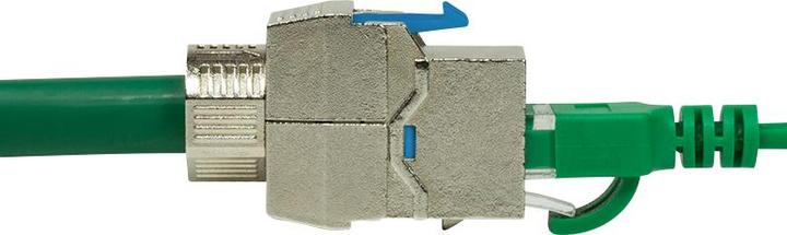 Produktbild LogiLink Keystone Buchse STP AWG22-24 16.5mm breit Cat.8.1 (U/FTP, CAT8.1, 0.03 m)