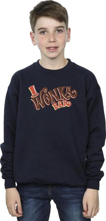 Actual product image Willy Wonka & the Chocolate Factory Boys Bar Logo Sweatshirt (152, 158)