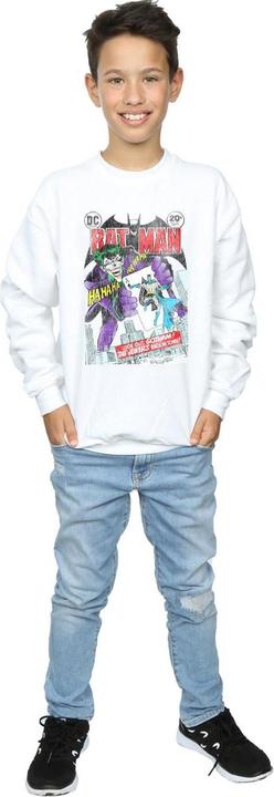 Actual product image Boys Batman Joker Playing Card Cover Sweatshirt (152, 158)