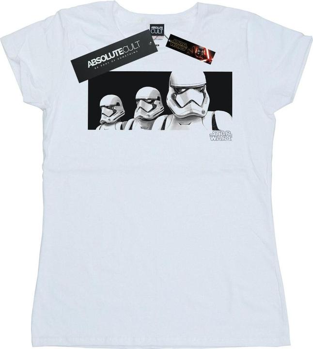 Actual product image Star Wars Womens/Ladies The Rise Of Skywalker Troopers Band Cotton T-Shirt (M)