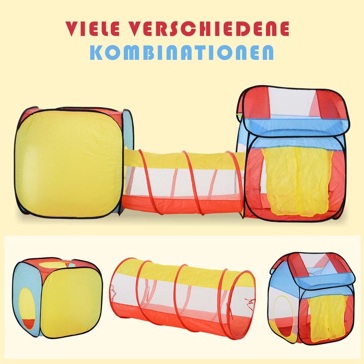 Image du produit Homcom Tente de jeux pour enfants avec tunnel