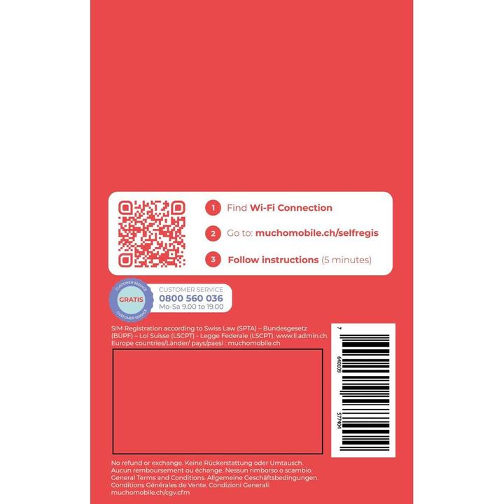 Produktbild BeeOne SIM-Karte MUCHO Mobile Pack DUOMAXI