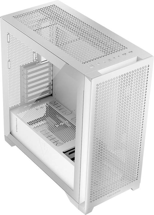 Actual product image Modecom Computer case VOLCANO EXPANSE T MIDI White (mATX, Mini-ITX)