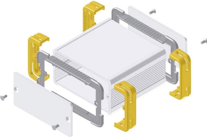 Produktbild Fischer Elektronik FR 55 25 100 ME 10035341 Profil-Gehäuse 114 x 63.6 x 33 Alum (Gehäuse)