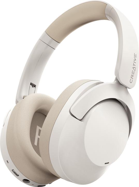 Immagine prodotto Creative Zen Hybrid 2 (bianco, Bluetooth, USB-C, ANC) (ANC, 67 h, Senza fili)