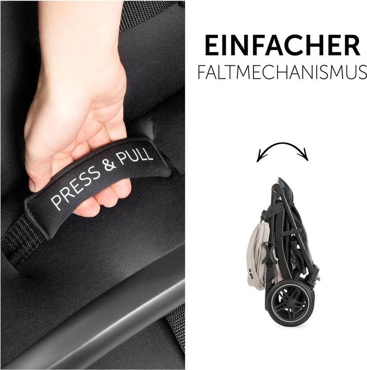 Image du produit Hauck Buggys & Sportwagen Buggy Rapid 4D (bis 25 kg) - XL Verdeck &