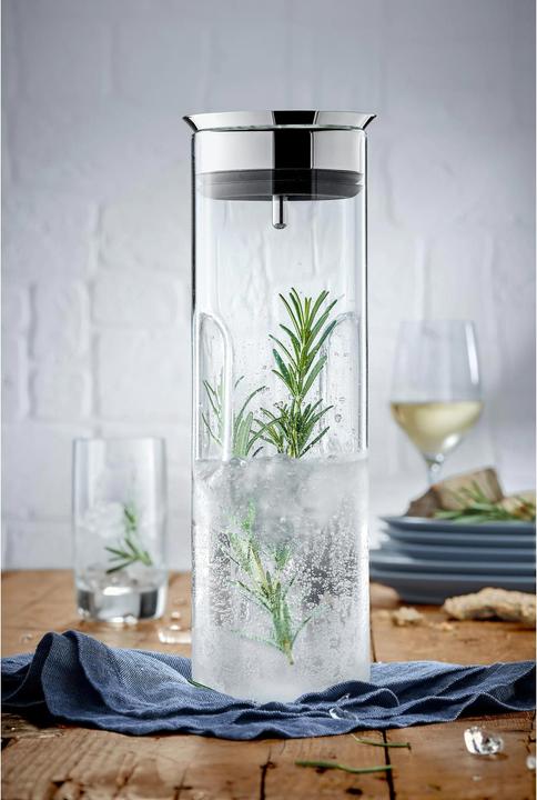 Produktbild WMF Wasserkaraffe 1,25l Griffmulde Glas Karaffe Motion CloseUp-Verschluss (1.25 l)