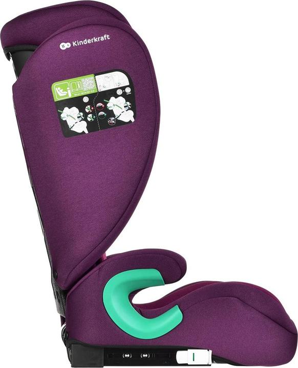 Image du produit KinderKraft Junior Fix 2 I-Size Cherry Pearl (Siège pour enfant, Norme ECE R129/i-Size)