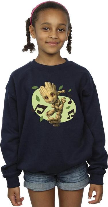 Produktbild Guardians Of The Galaxy Groot Musical Notes Sweatshirt Mädchen (152, 158)