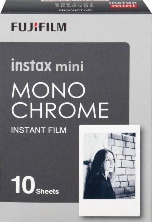 Actual product image Fujifilm Instax Mini Film Monochrome (Instax Mini)