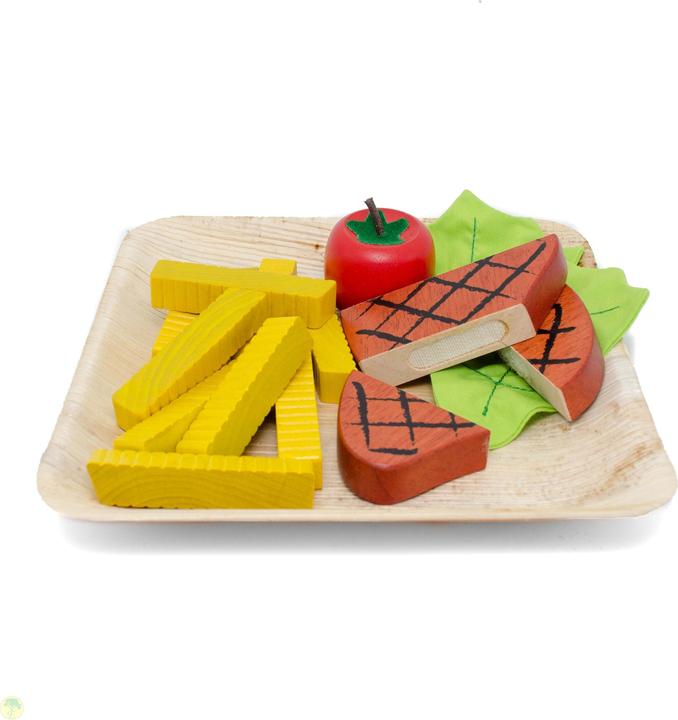 Produktbild Activity Board Steak mit Pommes frites, Holzspielzeug