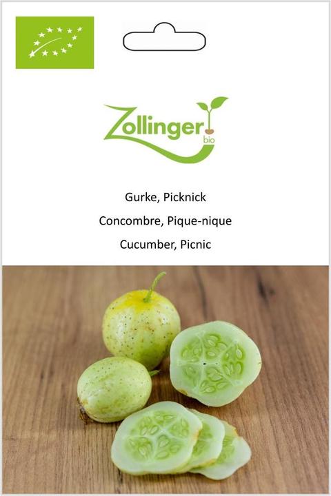 Image du produit Zollinger Bio concombre, pique-nique (Graines de légumes)