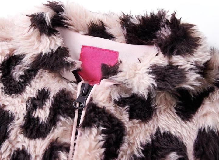 Image du produit VidaXL Manteau enfant fausse fourrure rose clair 128,Extérieur (128)