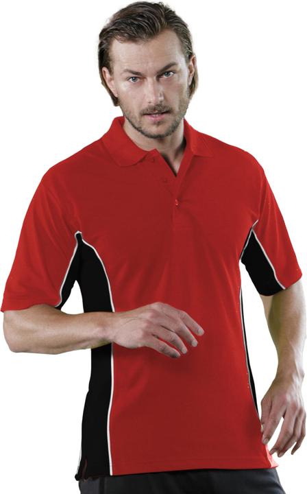 Produktbild Gamegear Track Piqué PoloShirt Kurzarm Einsätze in Kontrastfarbe (M)
