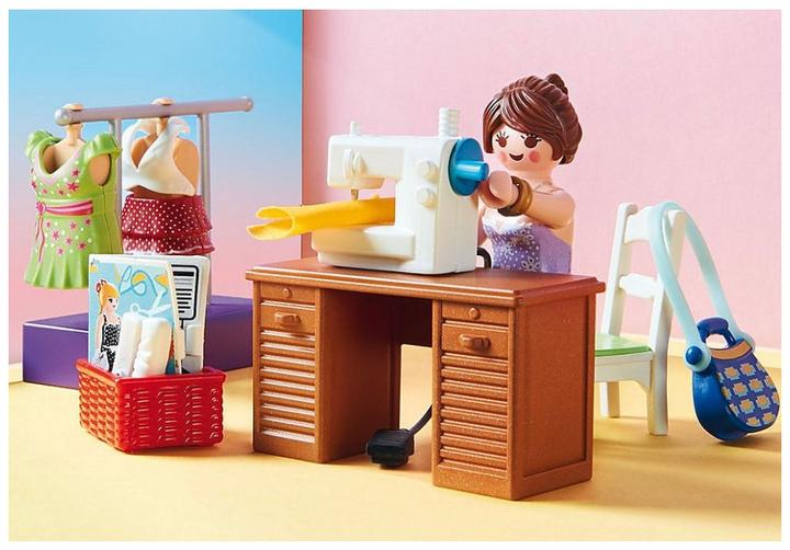Immagine prodotto Playmobil Camera da letto con angolo cucito (70208, Casa delle bambole Playmobil)