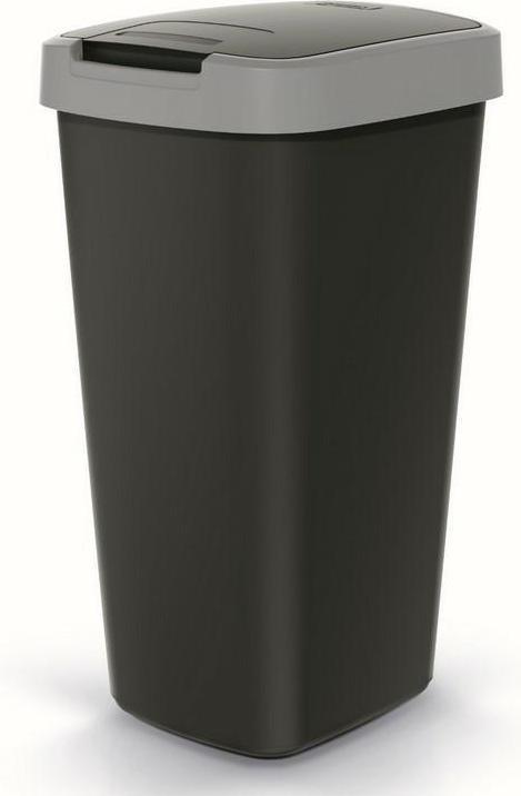 Prosperplast COMPACTA Q corbeille de propreté - gris lisse 25l (25 l)
