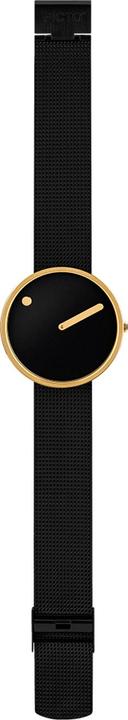 Produktbild Picto 43387-1020 Unisex Uhr Black and Gold 40mm 5ATM (Analoguhr, 40 mm)