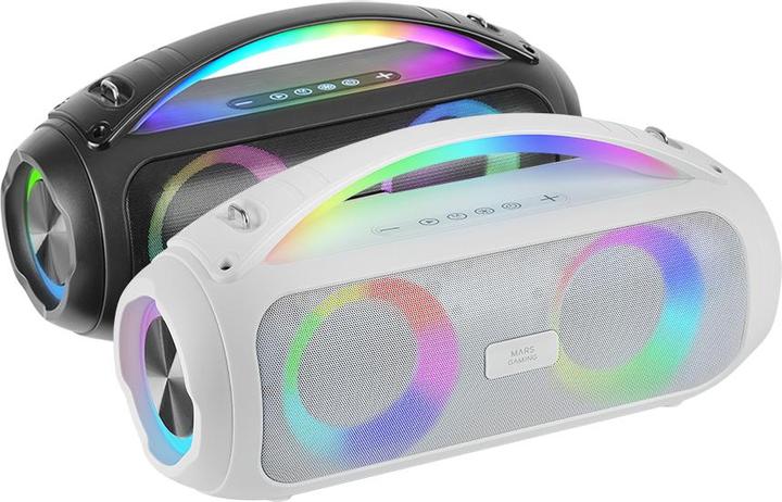 Immagine prodotto Mars Gaming Enceintes Nomade Bluetooth Ms-Pulse RGB (Noir) (8 h, Batteria ricaricabile)