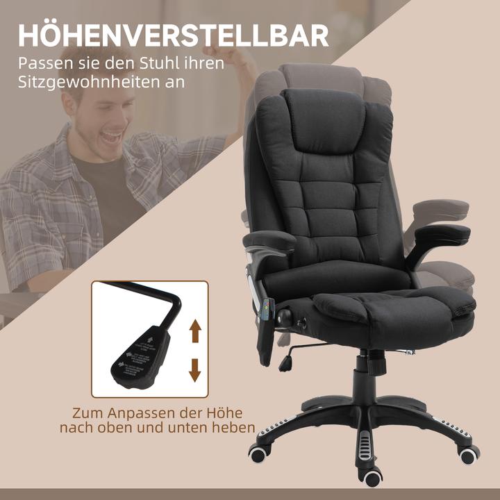 Actual product image Vinsetto Office chair with massage and heat function