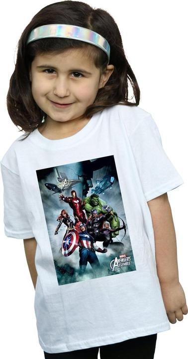 Image du produit - T-shirt AVENGERS TEAM MONTAGE - Fille (116)