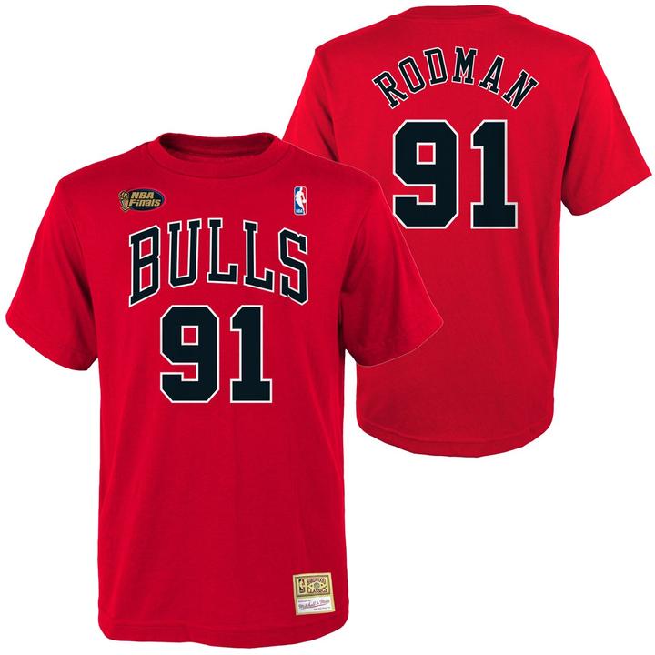 Produktbild Mitchell & Ness Chicago Bulls Dennis Rodman T-Shirt Herren (L)