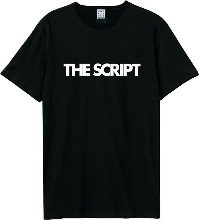 Actual product image Amplified Unisex Adult Satellites The Script T-Shirt (XL)