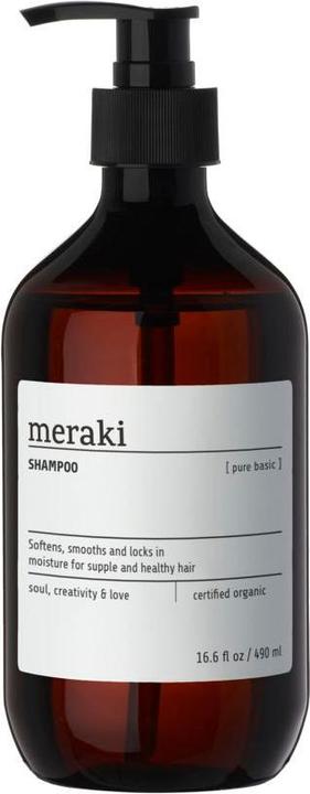 Meraki Shampoo, Pure basic (490 ml, Liquid shampoo)