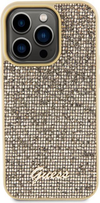 Produktbild Guess GUHCP15LPMSDGSD iPhone 15 Pro 6.1" złoty/gold hardcase Disco Metal Script (Apple iPhone 15 Pro)