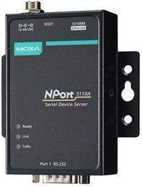 Actual product image Moxa NPORT 5130A-T - 1-port RS-422485 device server, -40 to 75C operating temperature