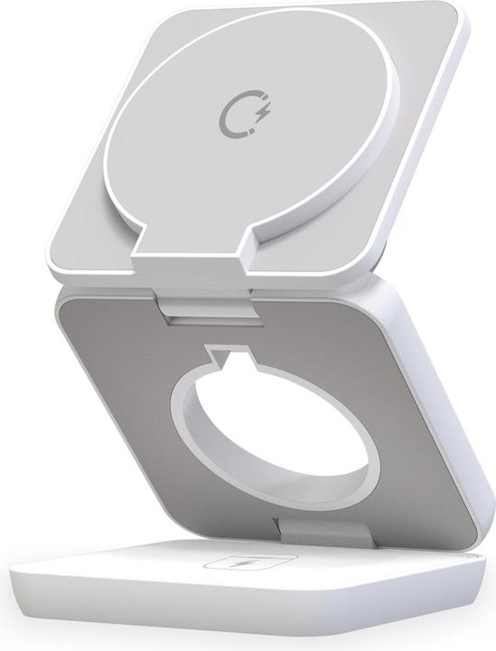 Produktbild KSIX Kabelloses Ladegerät Cube 3en1 (15 W)