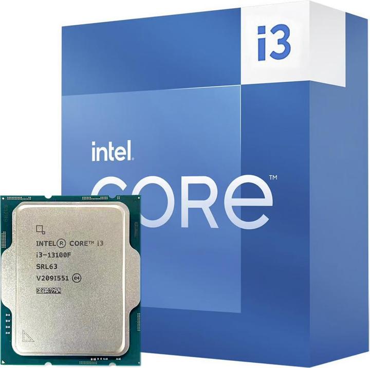 Actual product image Intel Core i3-13100F (LGA 1700, 3.40 GHz, 4 -Core)