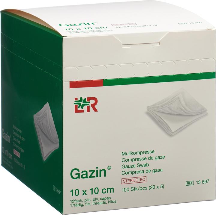 Immagine prodotto Gazin Mullkompress Set 10x10cm 12-fach steril
