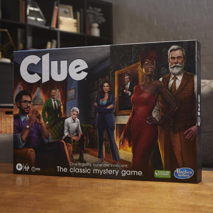 Produktbild Hasbro Gaming Cluedo Brettspiel, neu gestaltetes Cluedo für 2–6 Spieler, Detektivspiel, Familienspiel für Kinder u (Italienisch)