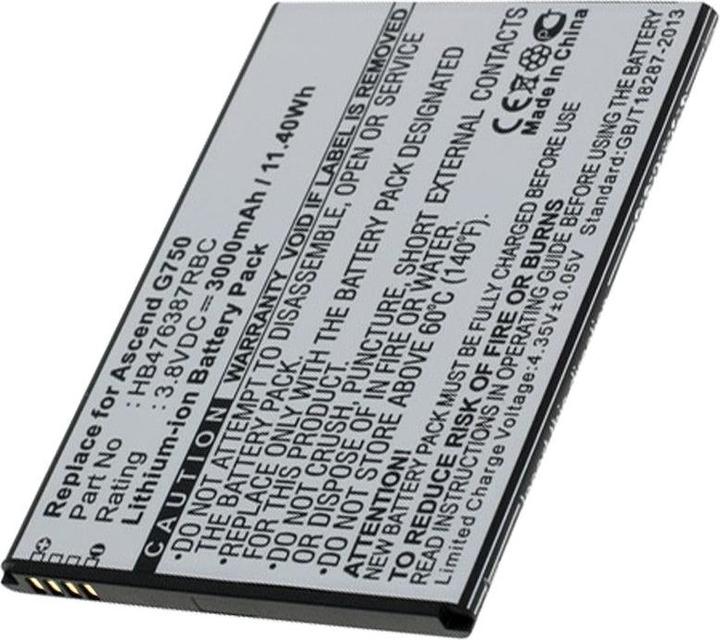 Huawei Ascend G750 Battery G750-T00, B199, Glory 4, Honor 3X