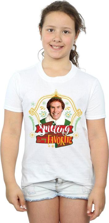 Actual product image Elf Girls Buddy Smiling Cotton T-Shirt (128)
