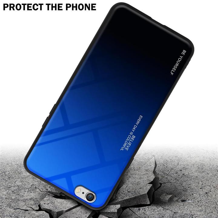 Actual product image Cadorabo TPU 2 colors glass cover (Apple iPhone 6)