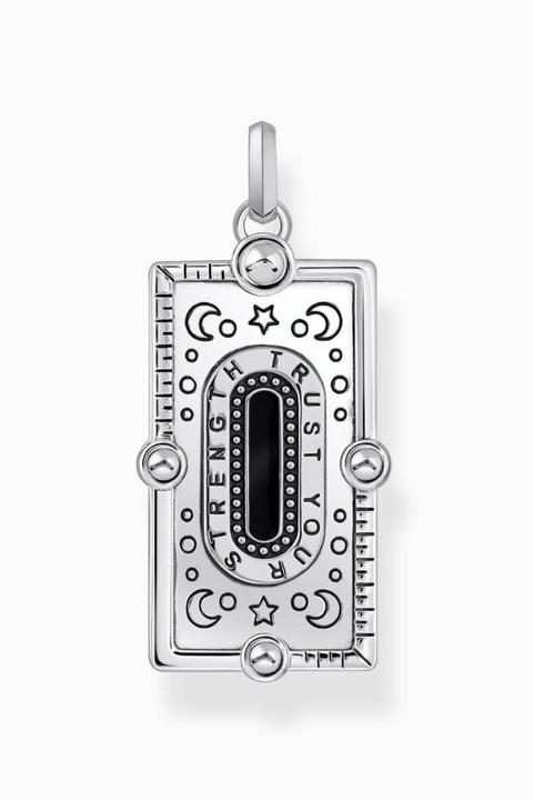 Produktbild Thomas Sabo Kettenanhänger Schlange mit schwarzer Kaltemaille und bunten Steinen Silber (Emaille, Emaille/Silber, 925er Silber)